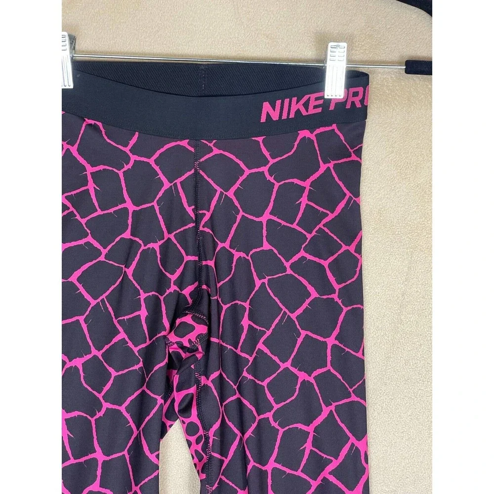 Nike Pro Engineered Giraffe Dri Fit 7/8 Athletic Fit Pants Leggings Womens‎ XS
